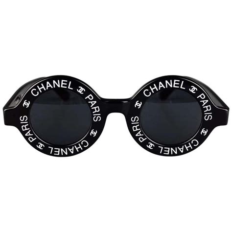 round chanel paris sunglasses|authentic chanel sunglasses.